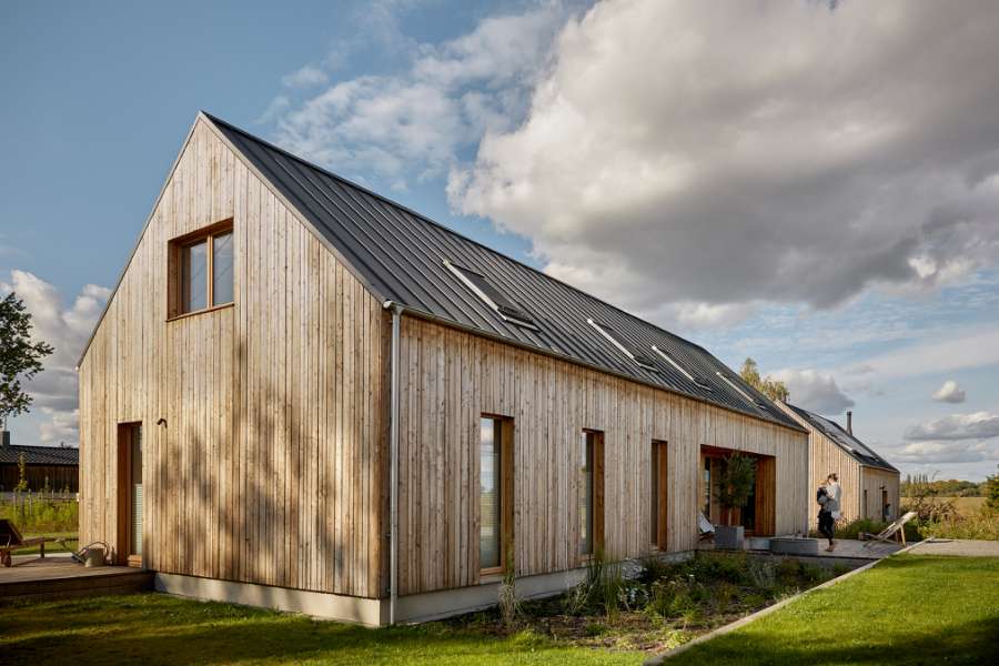 Die Ruhe kehrt ein unter einem Stahldach auf einem idyllischen Naturgrundstück, Fischerstraße 11d, 14778 Päwesin